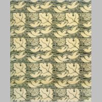 Textile design by C F A Voysey, produced by Newman, Smith & Newman in 1897..jpg
